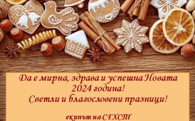 ВЕСЕЛА КОЛЕДА И ЩАСТЛИВА НОВА ГОДИНА!